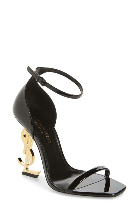 ysl flat sandals with bow|yves Saint Laurent heeled sandals.